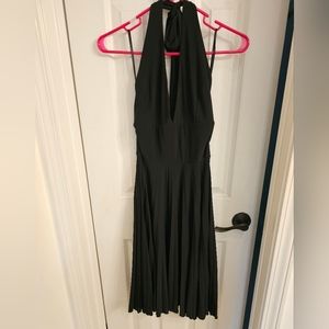 Max and Cleo Little Black Dress LBD halter style size XS
